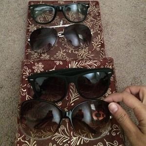A set of cute different styles sunnies.