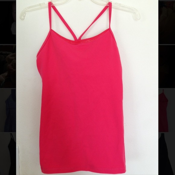 Lululemon Power Y tank top pink