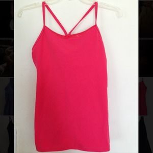 Lululemon Power Y tank top pink