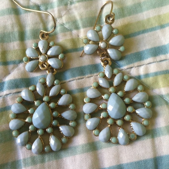 Mint Earrings- Francesca's