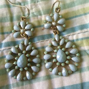 Mint Earrings- Francesca's
