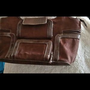 Brown fancy handbag