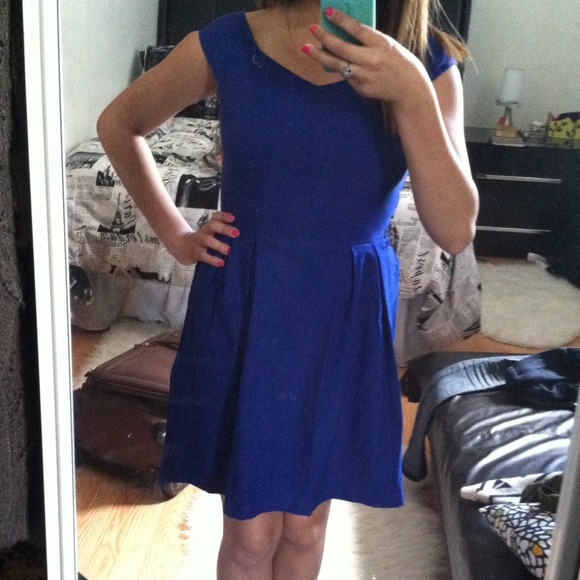 Charlotte Russe little blue dress - Picture 3 of 4