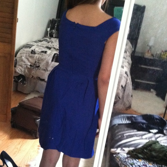Charlotte Russe little blue dress - Picture 4 of 4