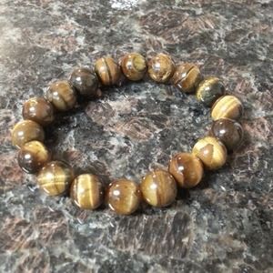 Tiger eye gemstone bracelet