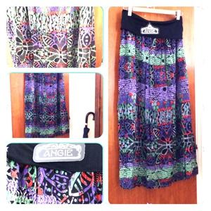 👩Reduced 👩Multi color maxi skirt