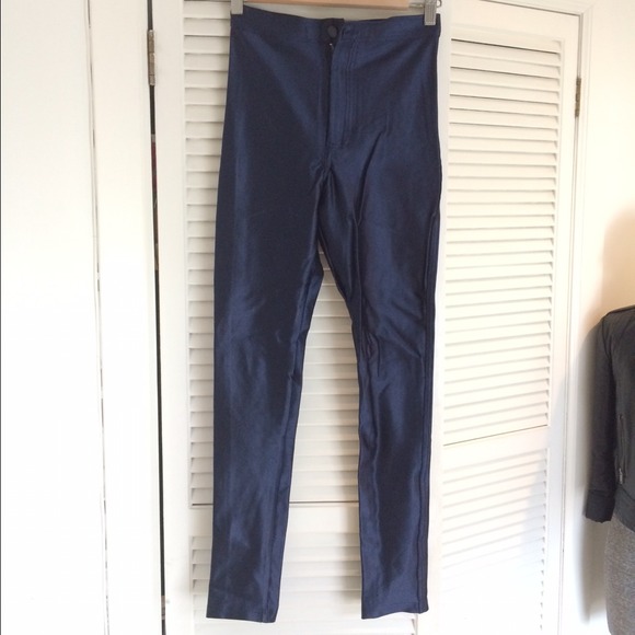 Royal blue American Apparel Nylon pants