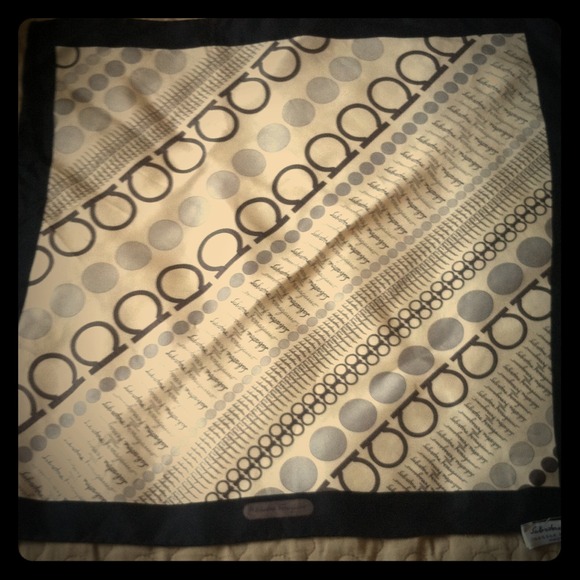 Authentic Salvatore Ferragamo Silk scarf