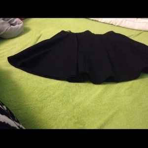 Black skater skirt