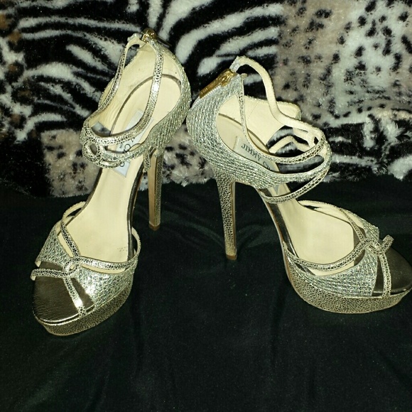 Jimmy Choo Shoes - Beautiful Gold Jimmy Choo Heels