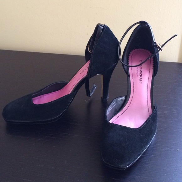 Black suede heels 7 - Picture 1 of 1