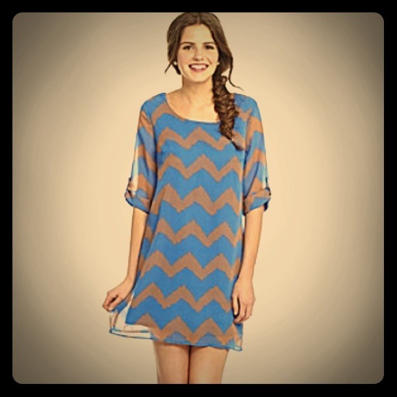 💙Chevron Dress💙