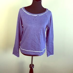NWOT purple crewneck sweater