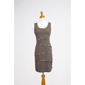 🌟*Reduced*NWOT striped layered column dress