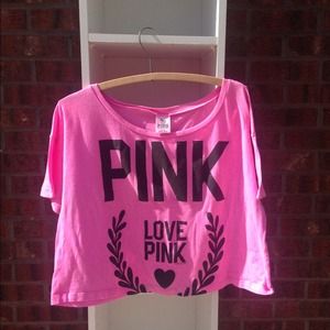Victoria's Secret pink crop top