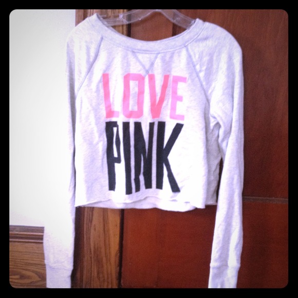 Victoria's Secret PINK half sweatshirt