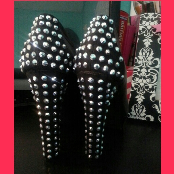 Bling Bling Bling sexy black platform