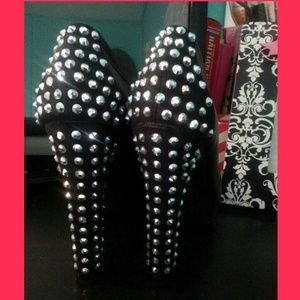 Bling Bling Bling sexy black platform