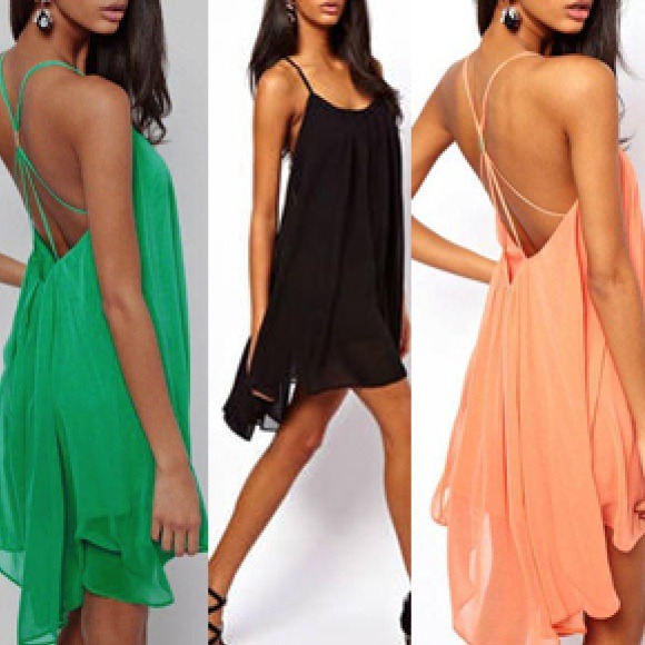 1 Black and 1 peach sundress