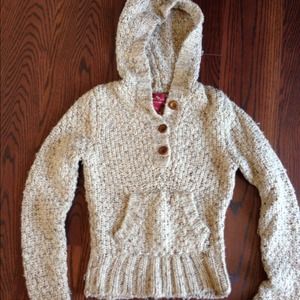 Abercrombie & Fitch hooded sweater khaki