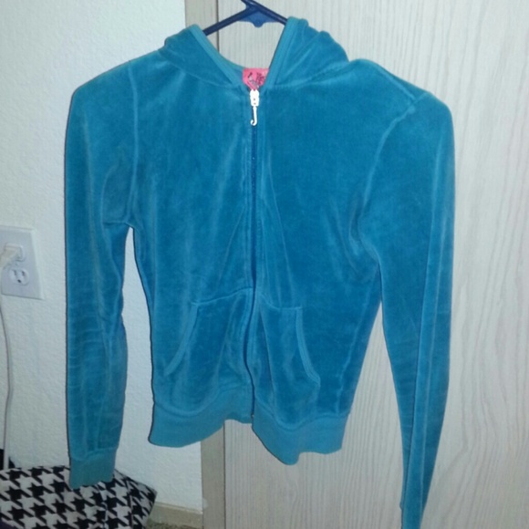 Teal blue juicy culture jacket