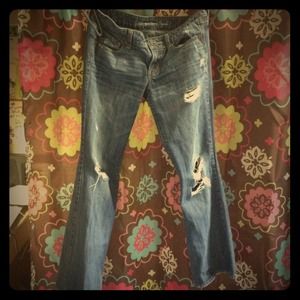 AE Destroyed Favorite boyfriend Jeans