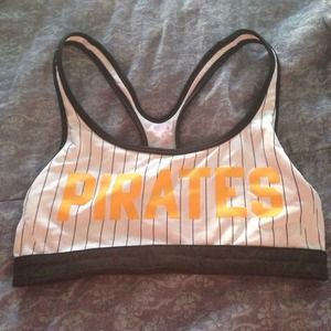 *VICTORIAS SECRET PITTSBURGH PIRATES SPORTS BRA