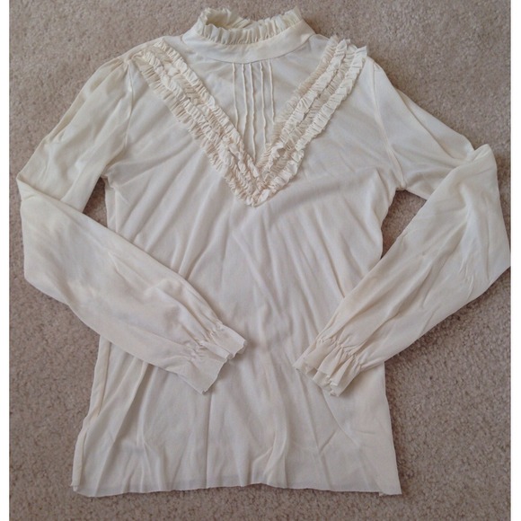 Sheer Victorian Long Sleeve Blouse