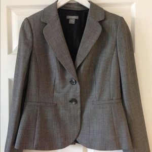 Ann Taylor Gray Suit jacket and pants