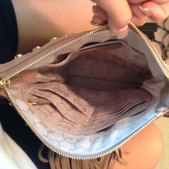 Michael Kors fringe satchel - Picture 3 of 4