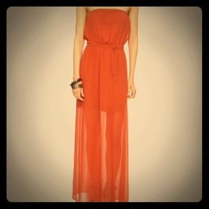 Copper Maxi Dress