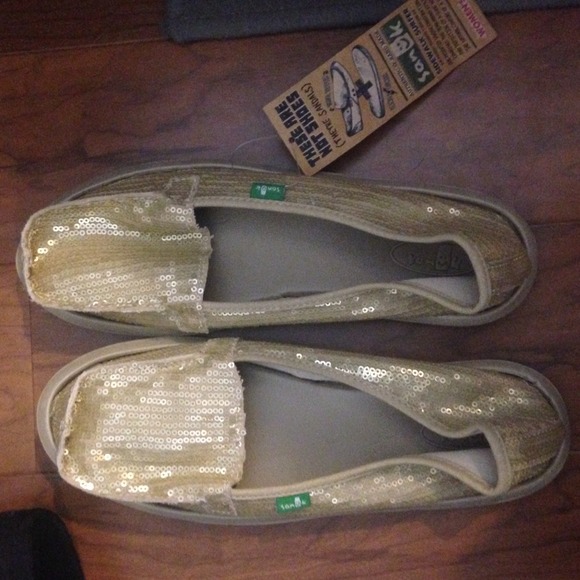 Gold Glitter Sanuk