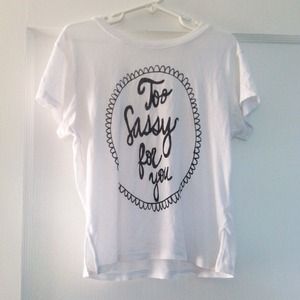 Brandy Melville cropped shirt