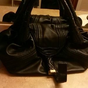 Fendi spy purse black leather
