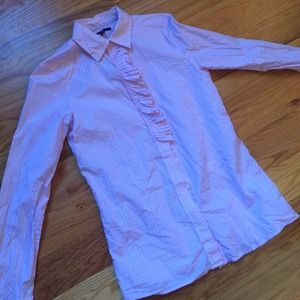 Ruffle-front Oxford