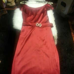 Silk cocktail party dress