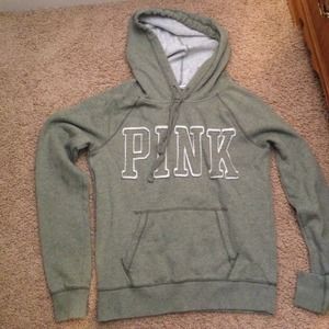Army green Victoria's Secret "PINK" sweater
