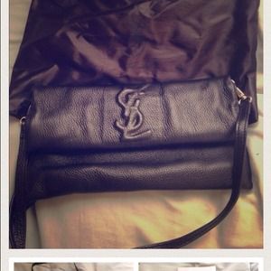 Authentic YSL cross body and clutch