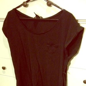 H&M black short dress