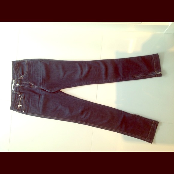 Karen Millen dark blue skinny jeans. - Picture 1 of 4