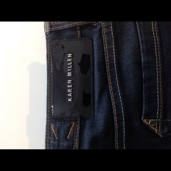 Karen Millen dark blue skinny jeans. - Picture 4 of 4