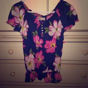 Hollister Floral Blouse