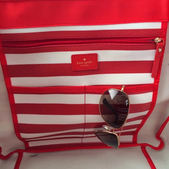 kate spade Bags - Kate spade striped nautical tote bag! kate spade Bags - Kate spade striped nautical tote bag!
