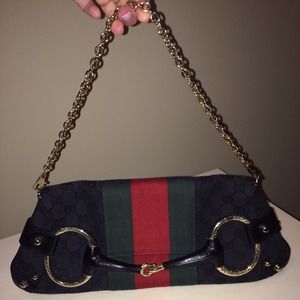 Gucci horse bit purse clutch evening bag