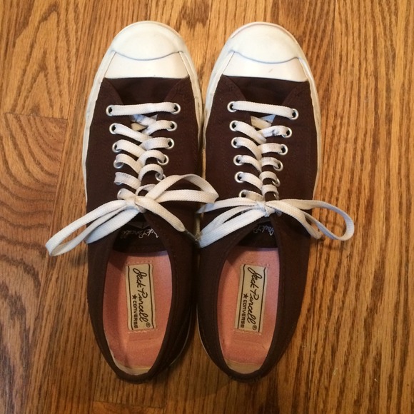 RERSERVED! Brown Converse Jack Purcell's