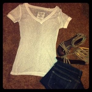 SOLD on Vinted!!! Snake skin see through shirt