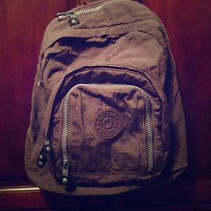 Brown Kipling college backpack