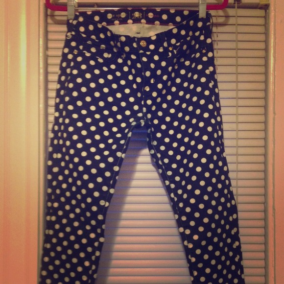 🎉🎉REDUCED🎉🎉Broome Street Polka Dot Denim