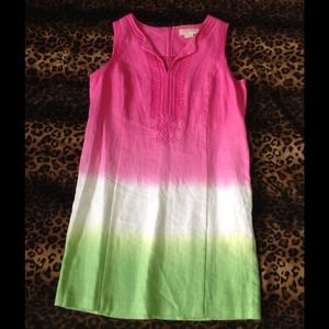 !!!Reduced!!! Michael Kors ombré linen dress.