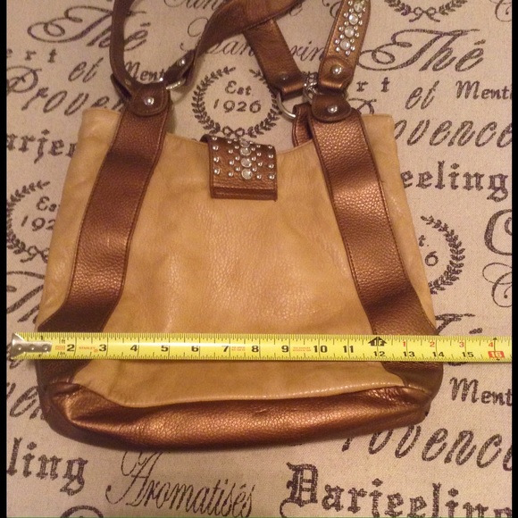 Glitz tan western style bag - Picture 3 of 4